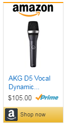Download AKG D5 Vocal Dynamic Microphone