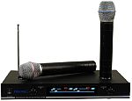 Hisonic HS8286 VHF Dual Rechargeable Wireless Microphone System