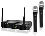 PylePro PDWM3375 Premier Series 2-Channel UHF Wireless Microphone System