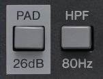 PAD and HPF Switches