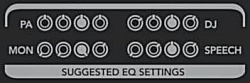 Suggested EQ Settings